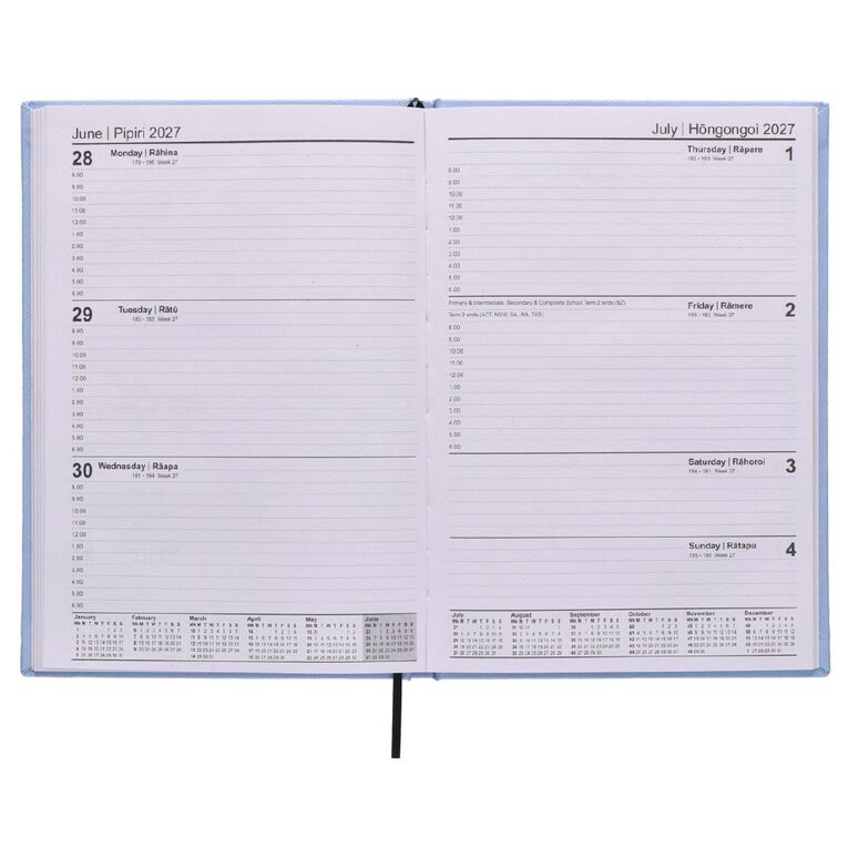 WS Colour Pop 2027 Diary A5 Week to View Blue