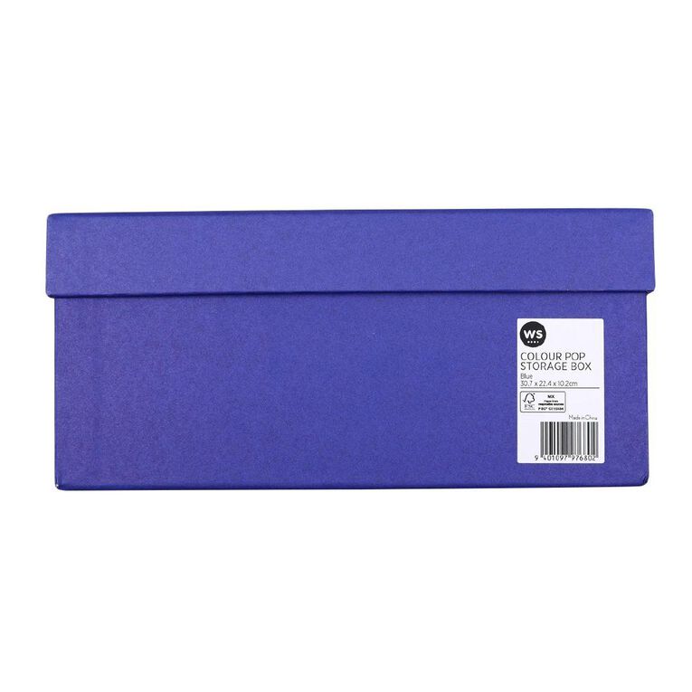WS Colour Pop Storage Box Blue