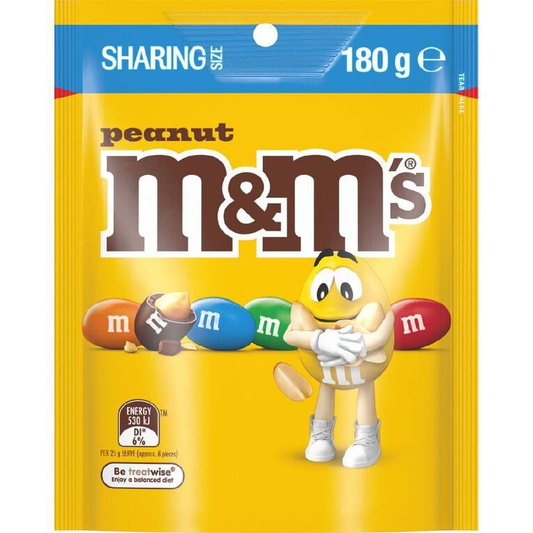 M&M's Peanut Chocolate Bag 180g