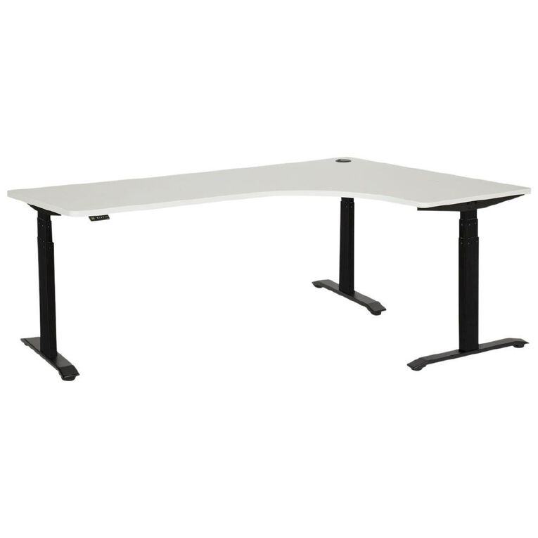 Jasper J Emerge Electric Workstation Black RH 1800x1200 White/Black