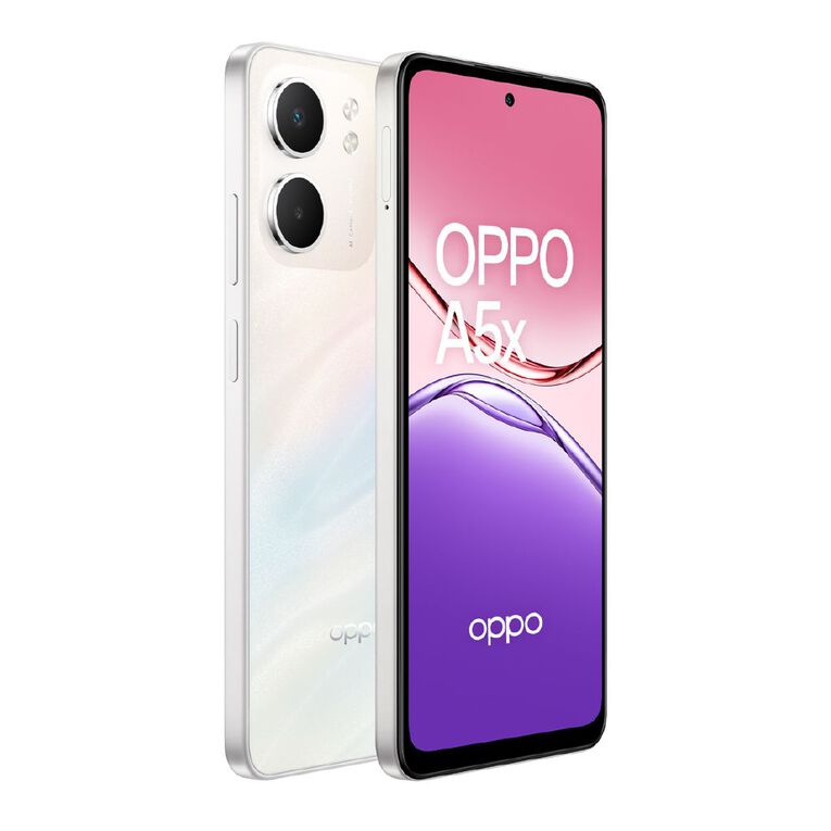 OPPO A5X 4G Laser White with 2degrees SIM