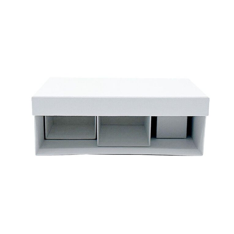 WS Nested Deskstop Organiser White