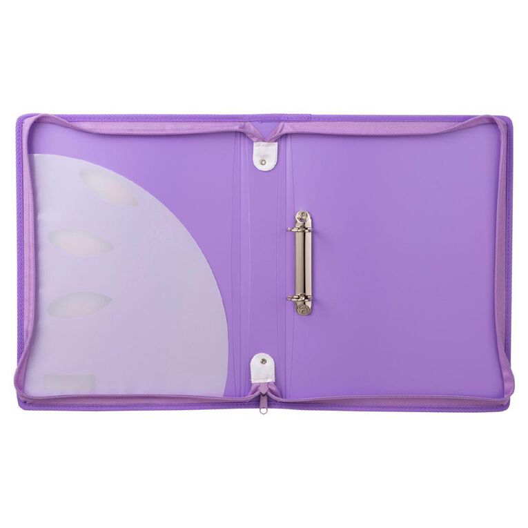 ColourHide Ring Zipper Binder