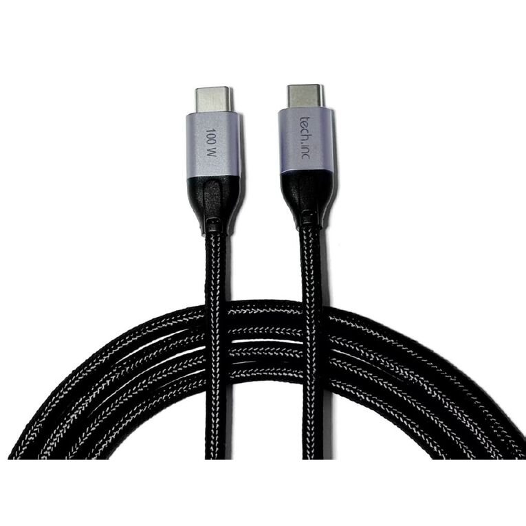 Tech.Inc 100W USB C Cable 2m Black