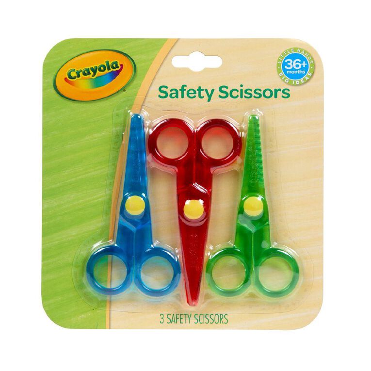 Crayola Young Kids Safety Scissors 3 Pack