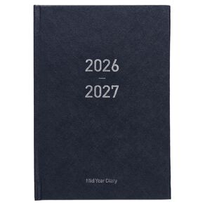 WS Mid Year Diary Navy Week To View A5 26-27