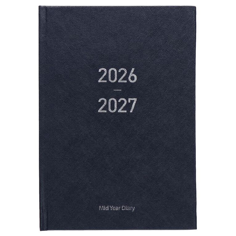 WS Mid Year Diary Navy Week To View A5 26-27
