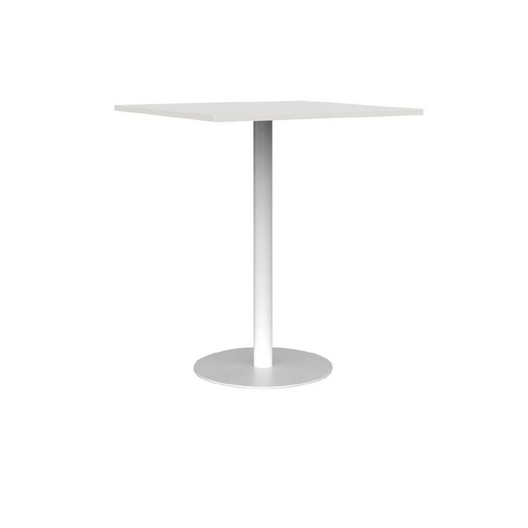 Knights Polo Bar Leaner 900 Square White Top