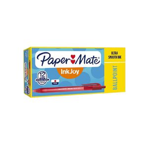 Paper Mate Inkjoy 100RT Red 12 Pack