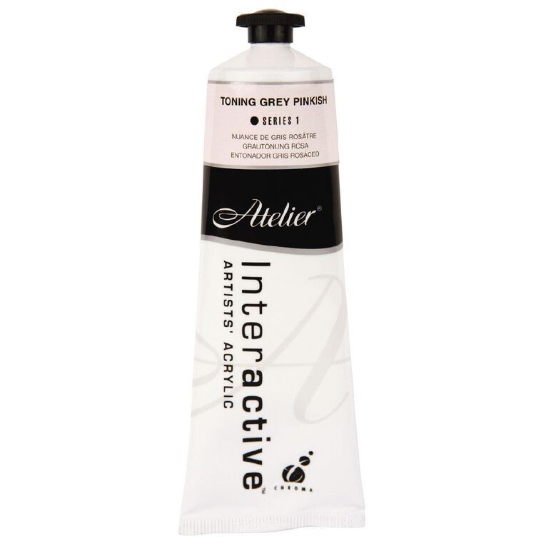 Atelier S1 Acrylic Paint Toning Grey Pinkish 80ml