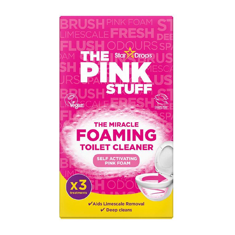 Stardops Pink Stuff The Miracle Foaming Toilet Cleaner 3 Pack