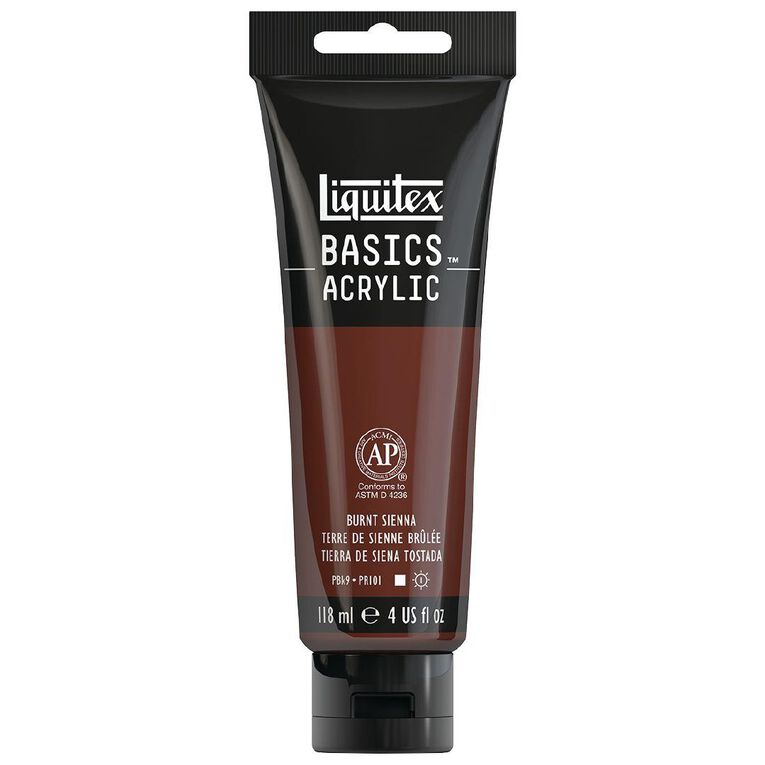Liquitex Basics Acrylic 118ml Burnt Sienna
