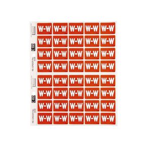 Filecorp Coloured Labels W Brown Mid