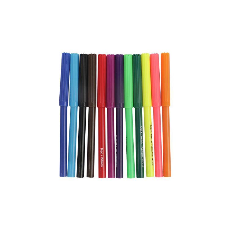 Kookie Te Reo Felt Pens Multi-Coloured 12 Pack