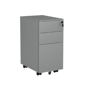 Knights Boost Slimline Metal Mobile 2 Drawer File