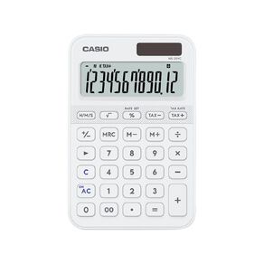 Casio MS20YCWE Desktop 12 Digit Calculator White
