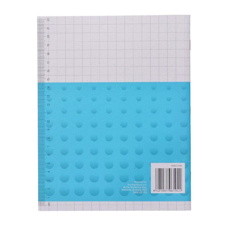 WS Exercise Book 1H4 10mm Quad 28 Leaf Blue