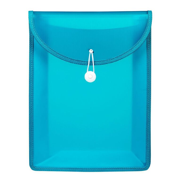 ColourHide Ring Zipper Binder Sky