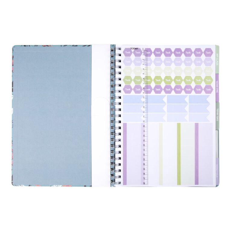 WS Teachers Planner Undated Floral Navy