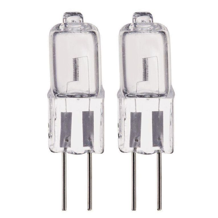 Edapt Halogen G4 Bi-Pin Light Bulb 12V Clear 20w Clear 2 Pack