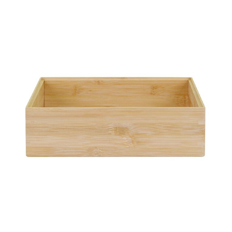 Living & Co Naturals Bamboo Medium & Wide Deep Drawer Organiser