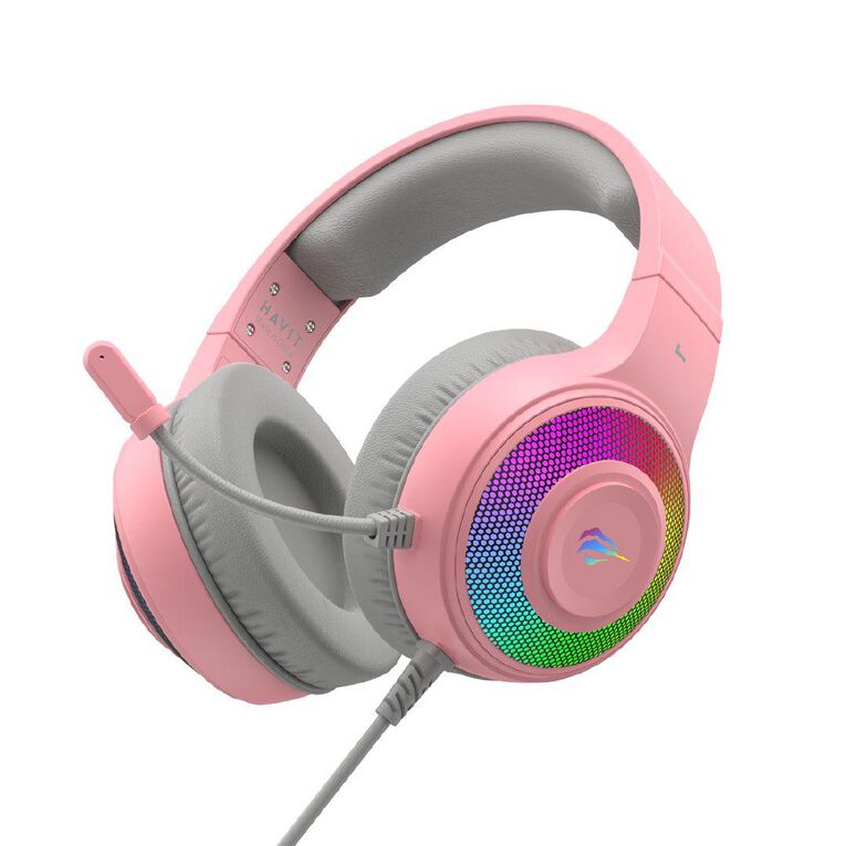 Gamenote 50mm RGB Headset Pink H2042D Pink