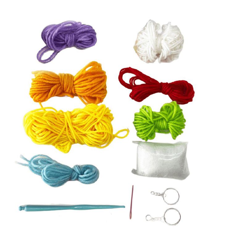 Uniti Craft Adults Crochet Kit Key Ring Sunshine