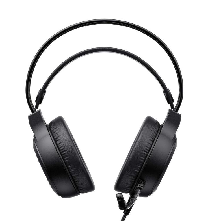 Gamenote 50mm RGB Headset Black DBL Band H2040D Black/Blue