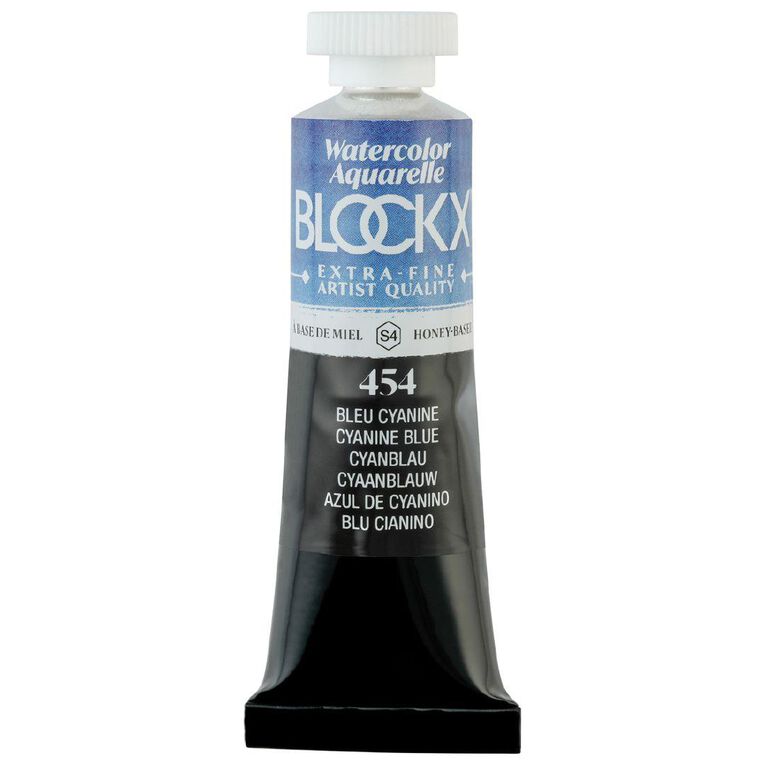 BLOCKX Watercolour Tube 15ml S4 454 Cyan Cyan