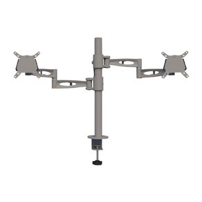 Accent Accent Quick Ship Independent Double Monitor Arm Silver