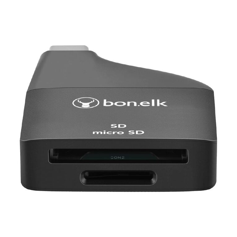 Bonelk USB-C to MicroSD/SD Adapter Black Black