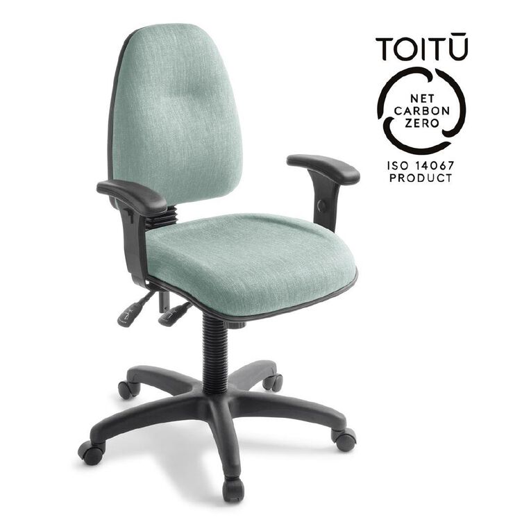 Eden Spectrum Deluxe 3 Highback Ergonomic Chair with Arms Sky