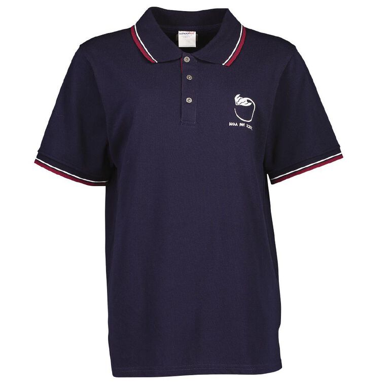Schooltex Nga Iwi School Short Sleeve Polo with Embroidery