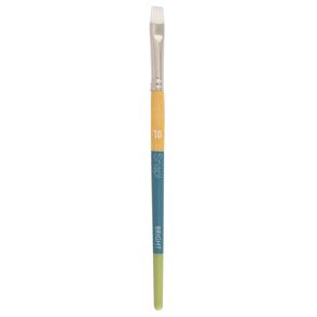 Princeton Snap Brush Short Handle Taklon Bright Shader 10 White
