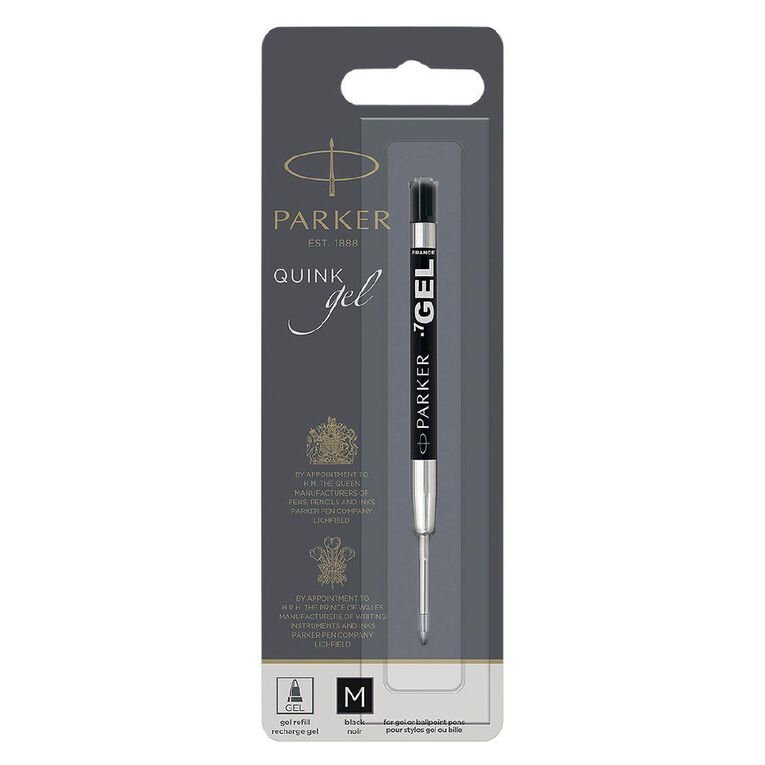 Parker Medium Tip 0.7mm Gel Refill Black