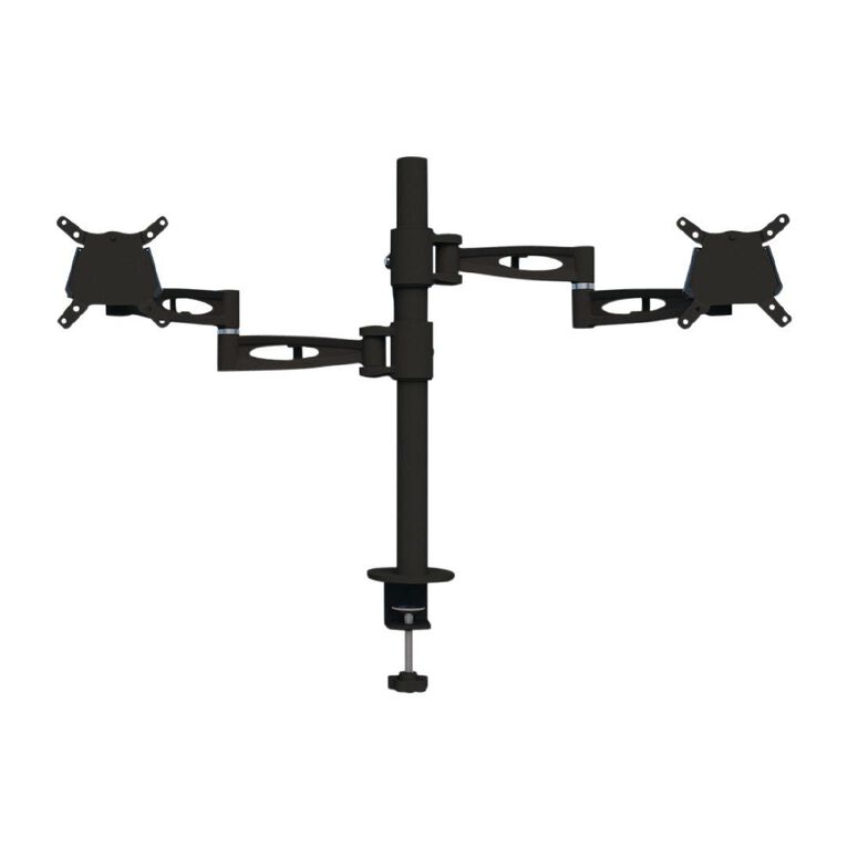 Accent Accent Quick Ship Independent Double Monitor Arm Black