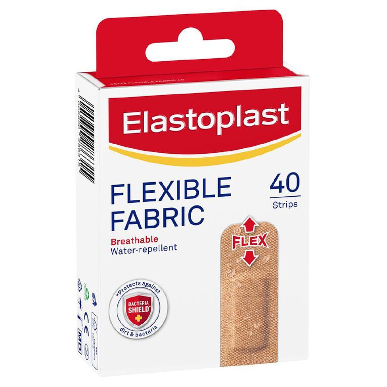 Elastoplast Fabric Flexible Strips 40 Pack