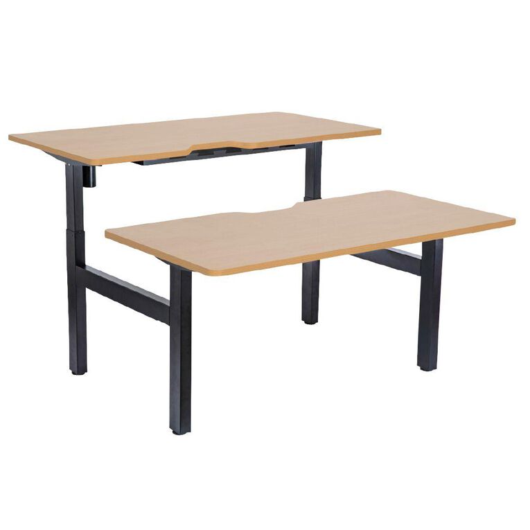 Jasper J Emerge Back to Back FH&HA W1500 x 750 Black Legs Beech Top