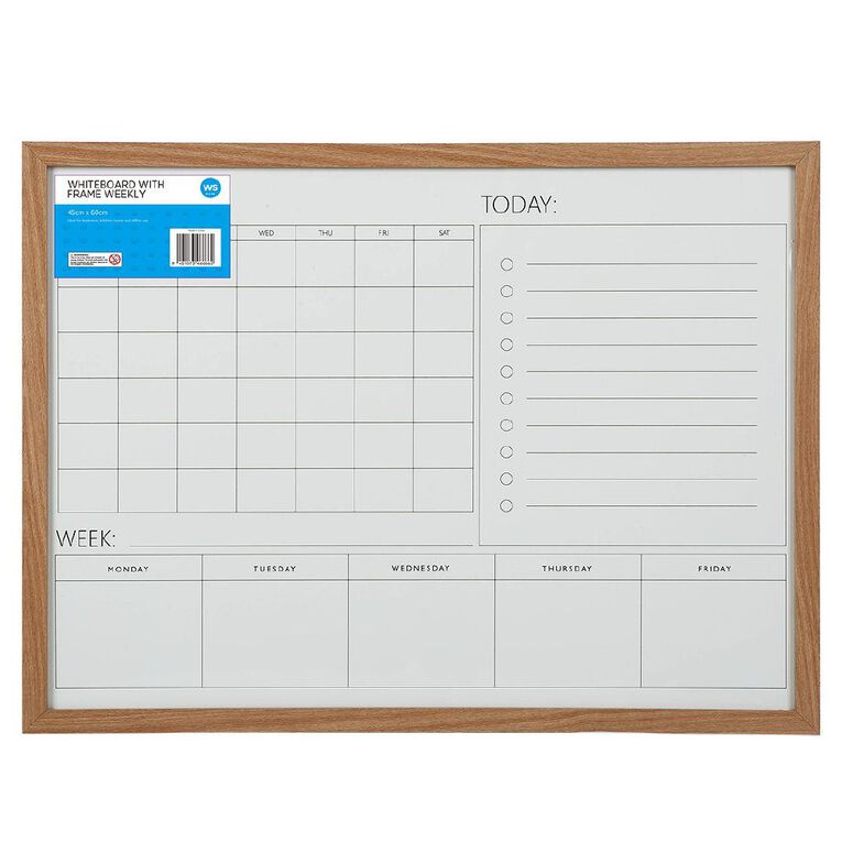 WS Whiteboard Month & Week Planner