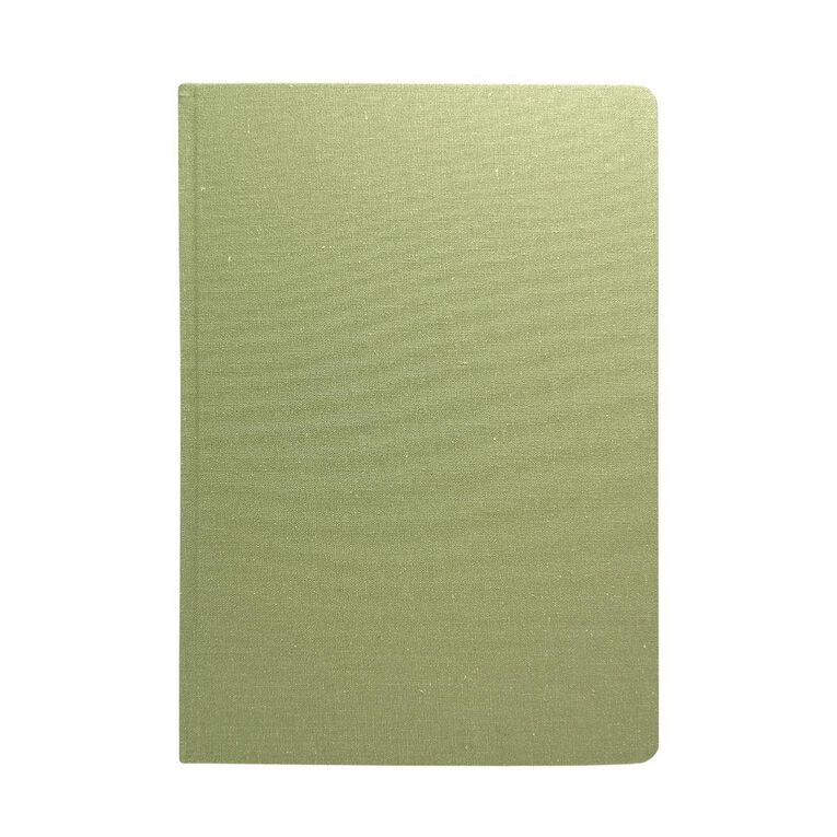 Uniti Stationery Linen A4 Sage A4 Notebook