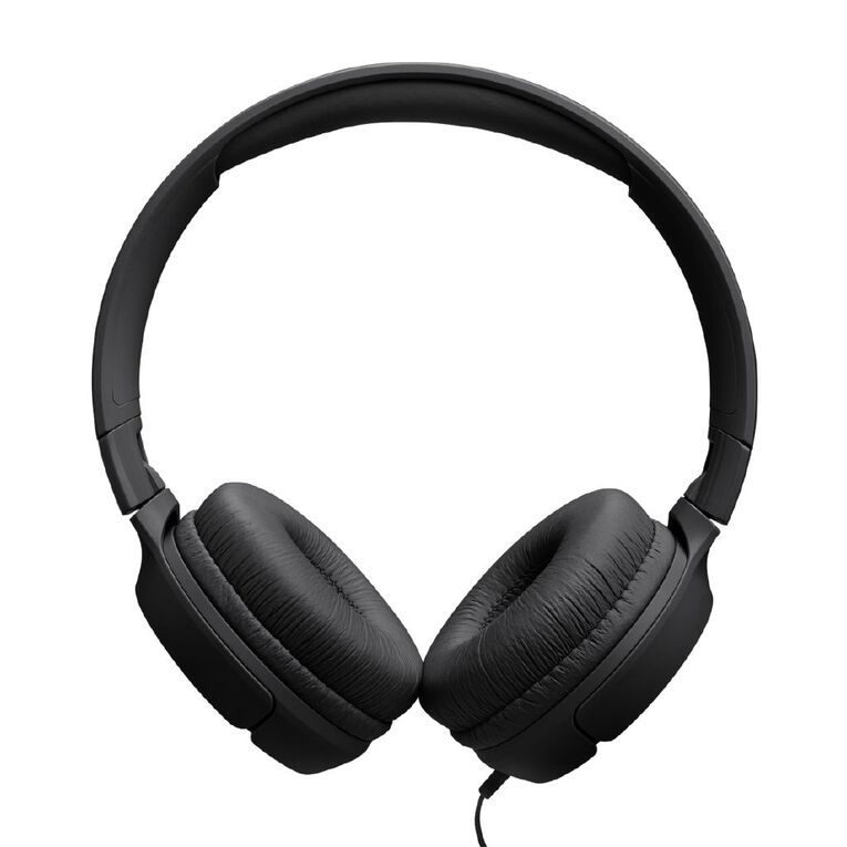 JBL Tune 520C USB-C Wired On-Ear Headphones Black