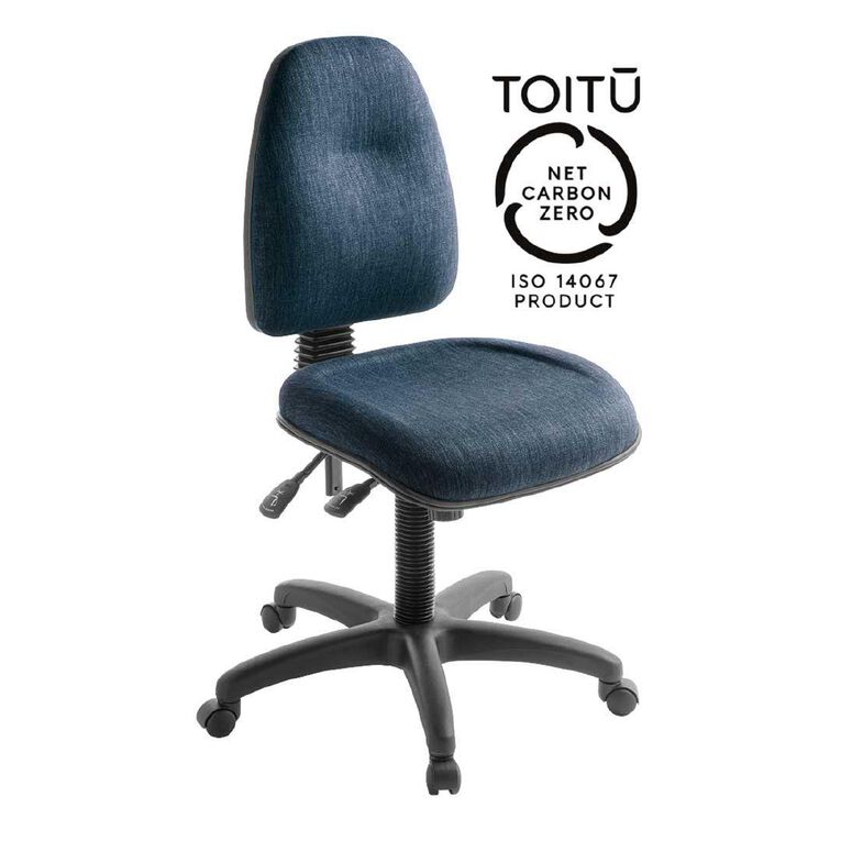 Eden Spectrum Deluxe 3 Lever Highback Ergonomic Chair Navy