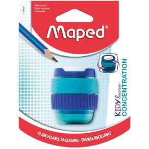 Maped Kidy Learn Concentration Pencil Sharpener Blue