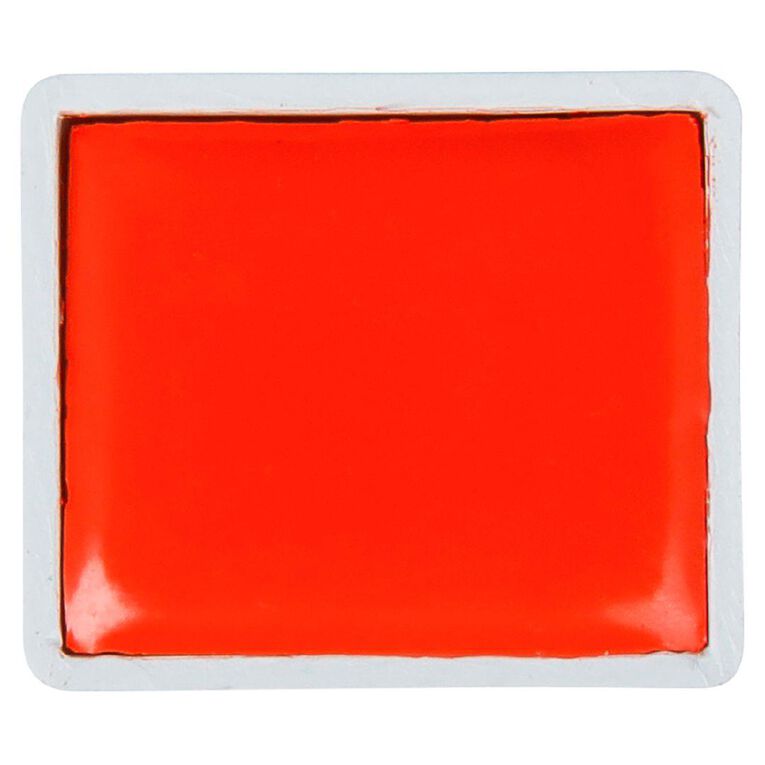 BLOCKX Watercolour Half Pan S3 321 Cadmium Red Orange