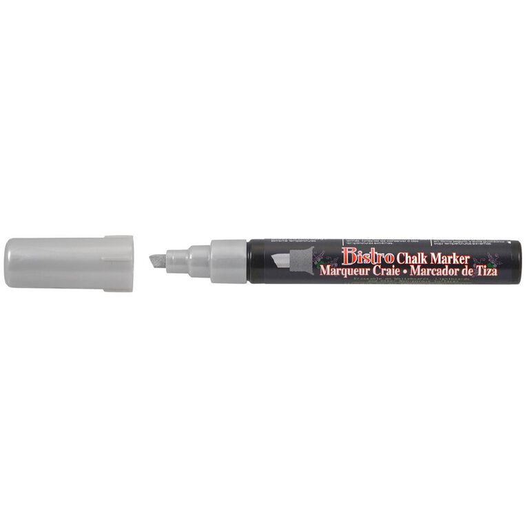 MARVY #483 Bistro Chisel Tip Chalk Marker Silver