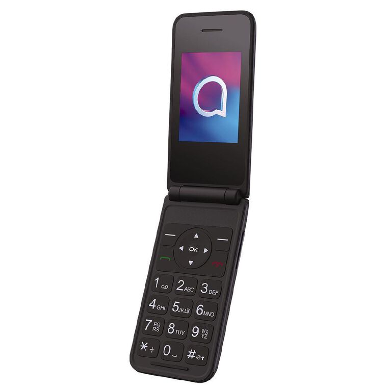 One NZ Alcatel 30.82  Flip 4G Locked Bundle - Grey