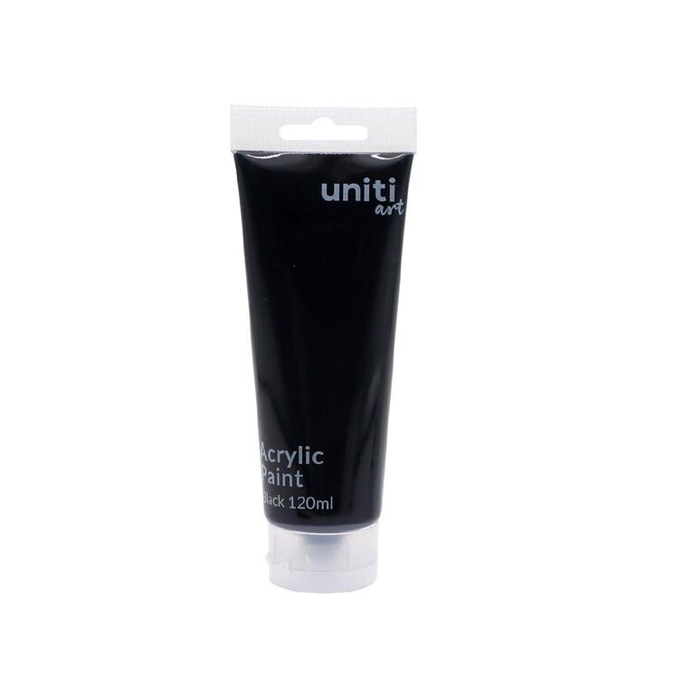 Uniti Acrylic Paint Black 120ml
