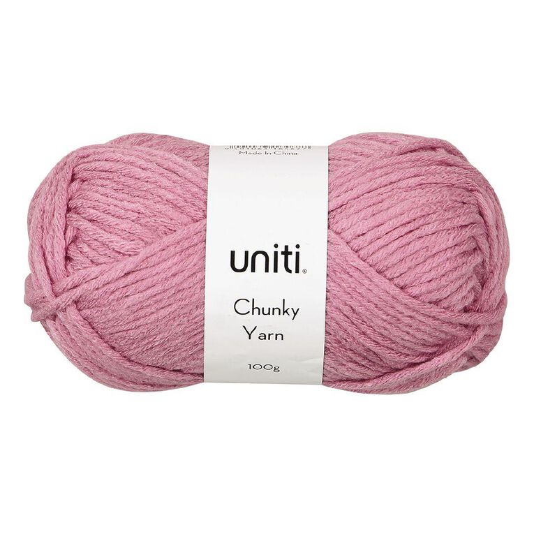Uniti Chunky Yarn Rose 100g