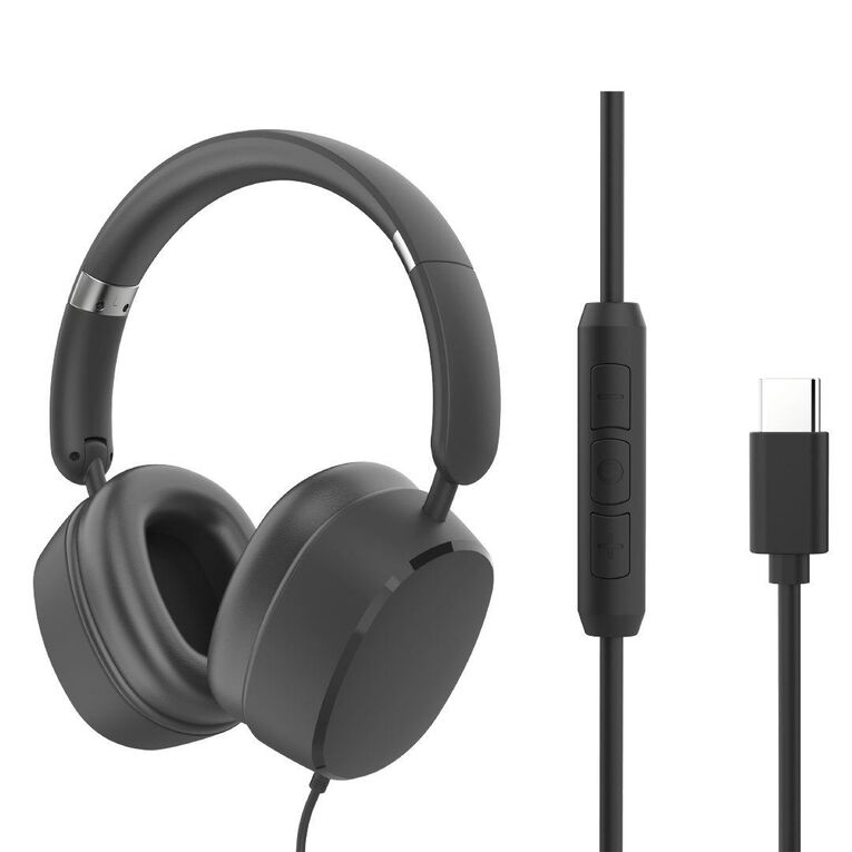 Veon USB-C Wired Headphones VNQ1104BLK Black