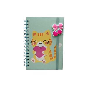 Uniti Kids Playful Simplicity Spiral Cat A5 Notebook